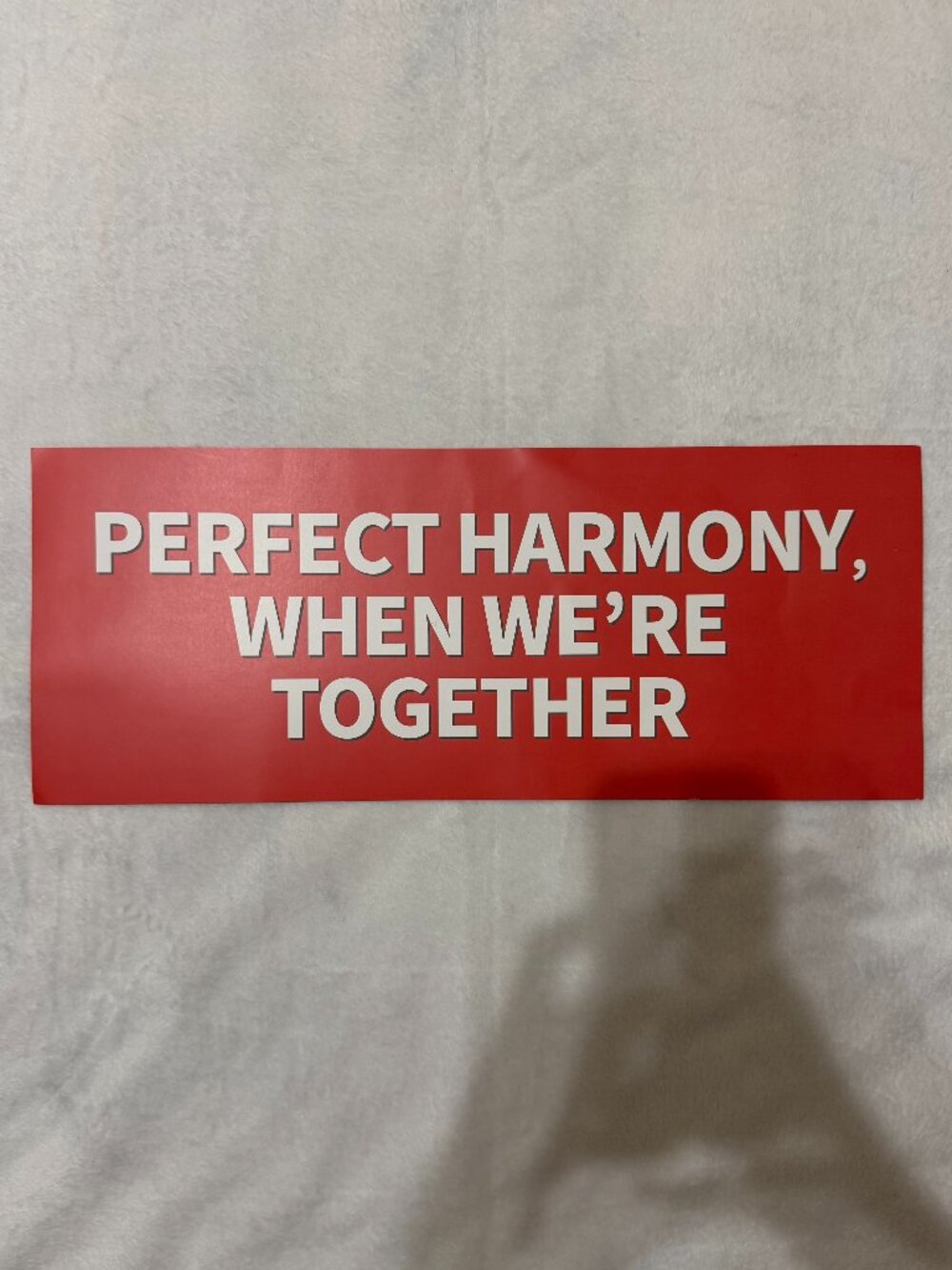 RARE Official ENHYPEN Manifesto World Tour US Slogan Banner